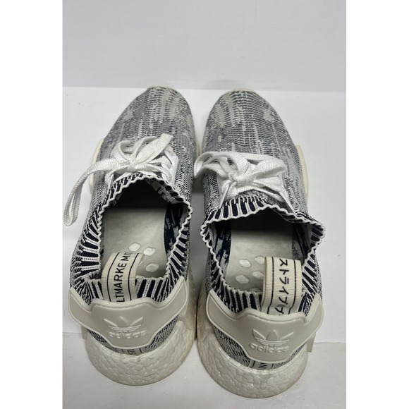 Adidas NMD R1 PK Primeknit White Black Zebra Camo Size‎ 9.5. BA8600 main image 8